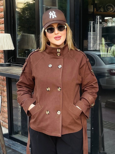 ترنچ کت زنانه مدل آوان کالکشن فروزان نریمیسا