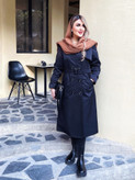 ترنچ کت بارونی زنانه مدل آیما کالکشن فروزان نریمیسا